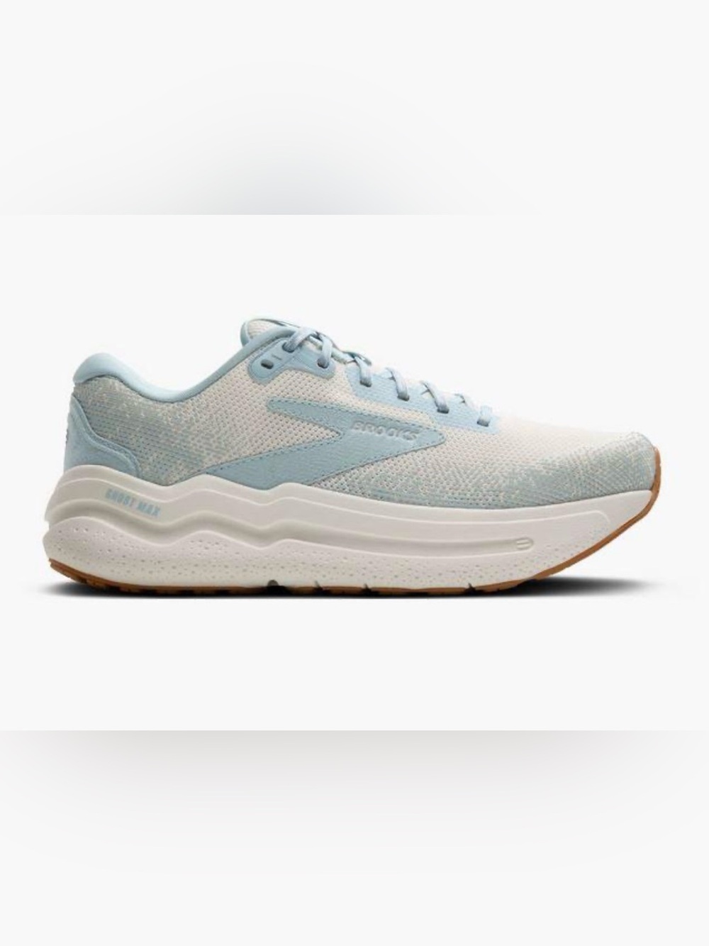 Brooks Ghost Max 2 Road Running Shoes Sneakers Coconut Milk/Winter Sky Size 8.5
